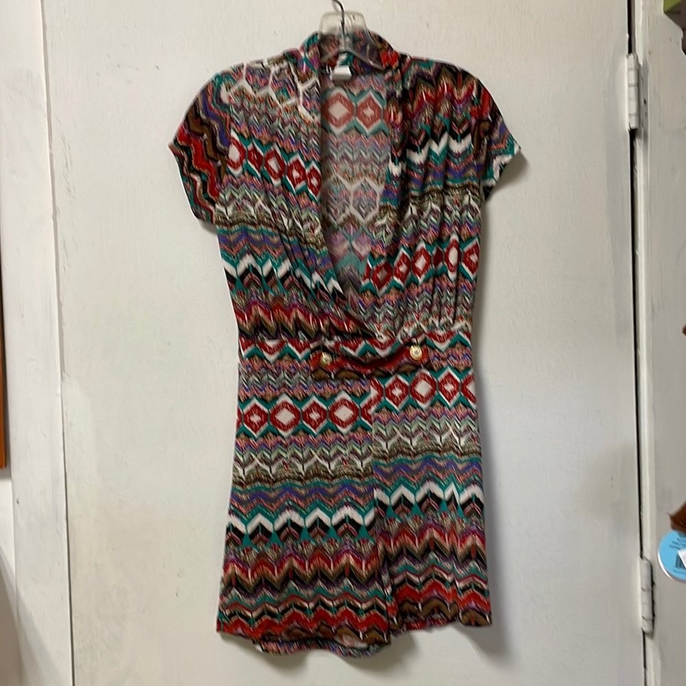 Cleo apparel shorts romper Large